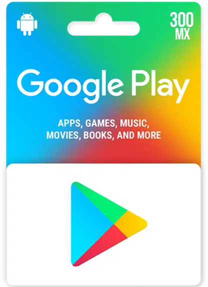 Google Play Gift Card Digital – 300 MX