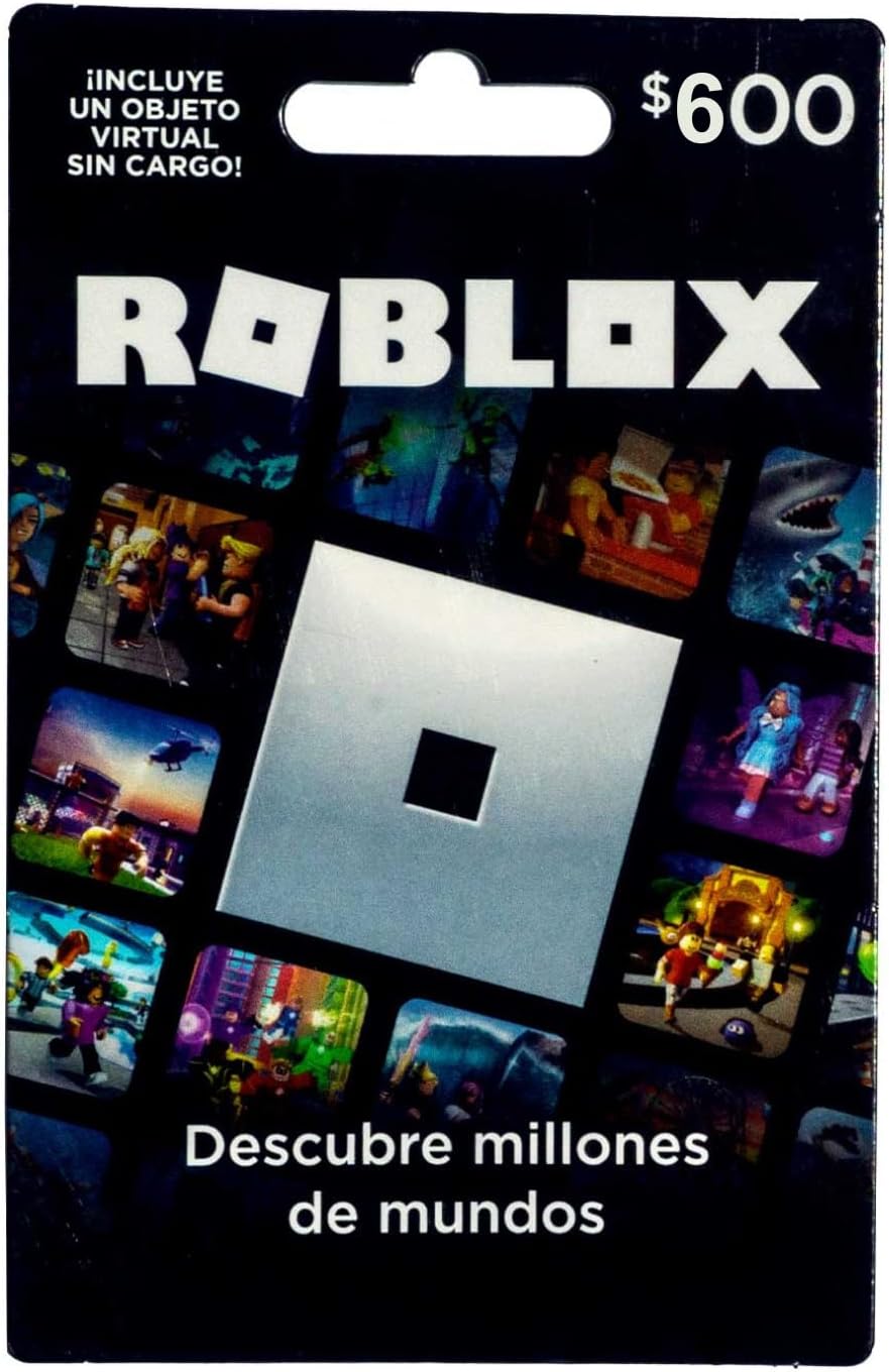 Roblox Gift Card 600 MXN – Código Digital