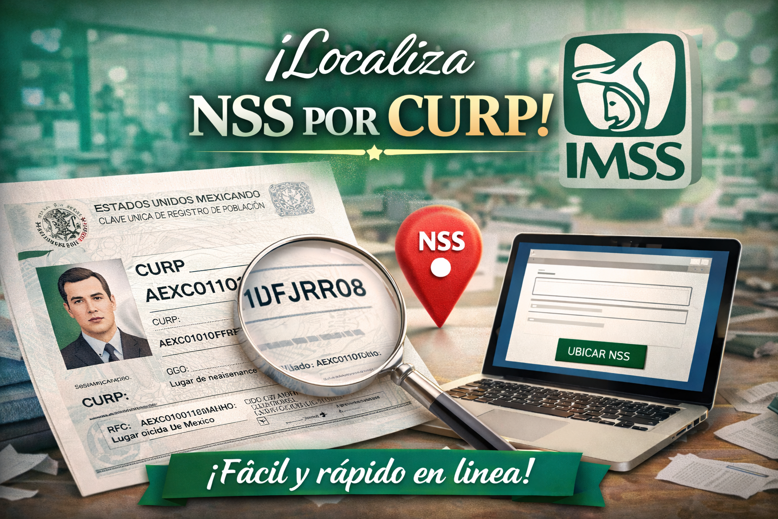 Localiza tu NSS con la CURP