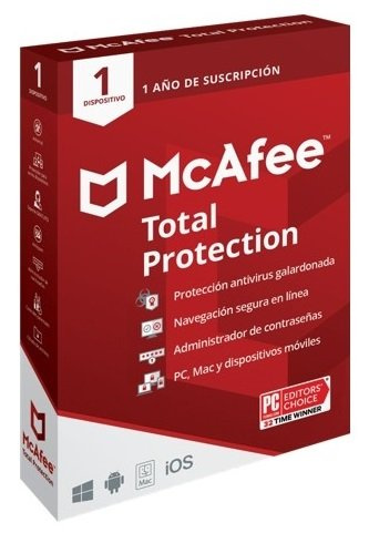 McAfee Total Protection, 1 Licencia, 1 Año, Windows/Mac