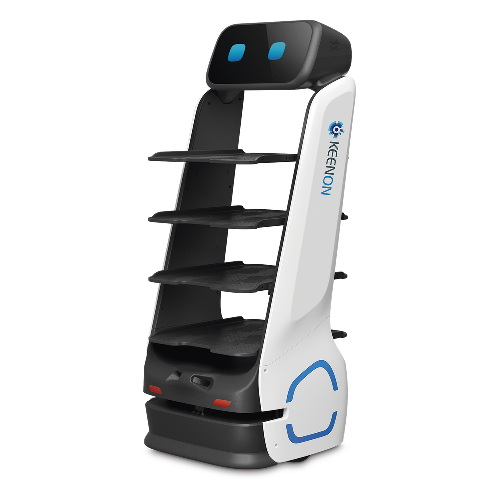Robot de Entrega KEENON DINERBOT T9 – 40 kg de Carga, Navegación Autónoma y Hasta 18 Horas de Operación