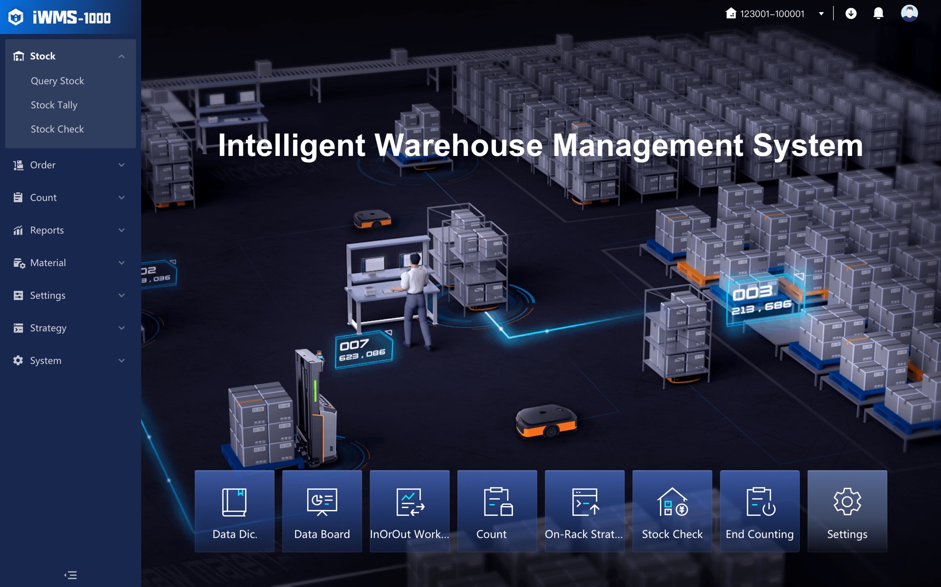 Software HIKROBOT iWMS 1000 – Software de control y gestión de flota para robots móviles, con gestión de almacén
