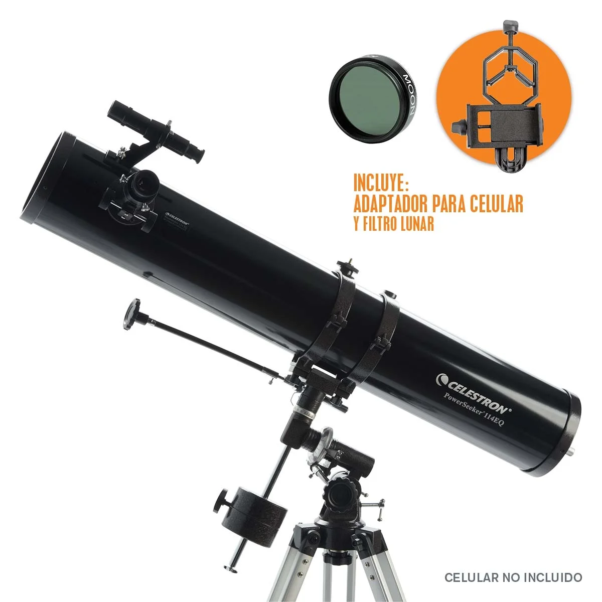 PowerSeeker 114 EQ incluye Filtro y Adaptador
