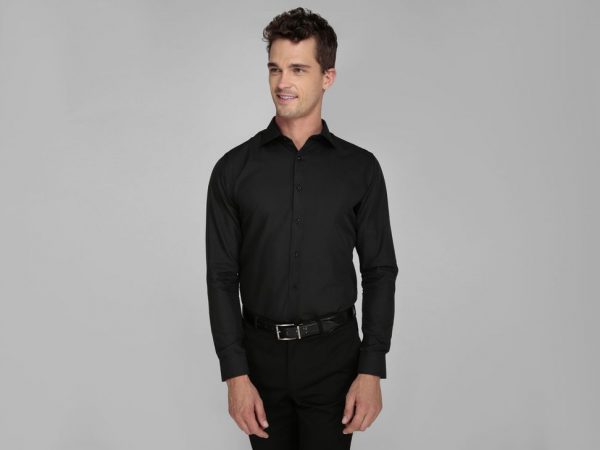 Camisa de vestir Contempo corte slim