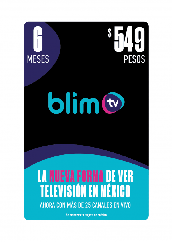 Blim Gift Card 549 MXN – Código Digital