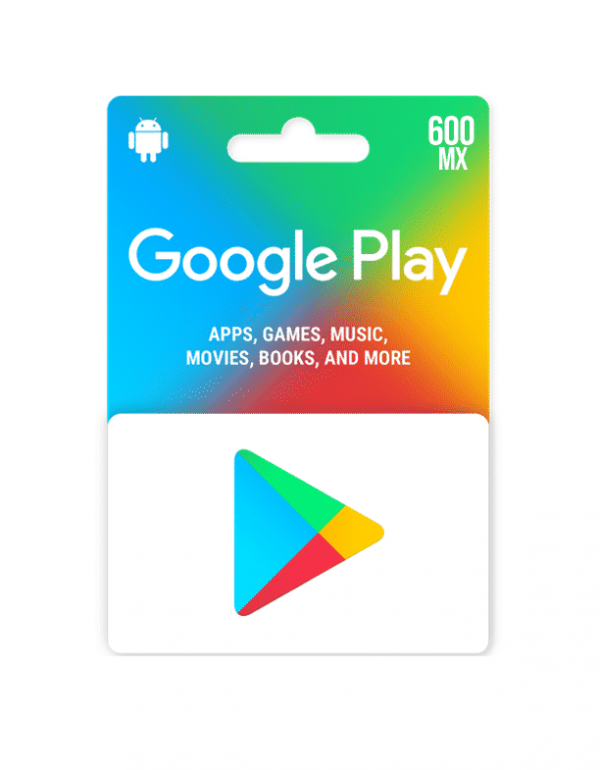 Google Play Gift Card Digital – 600 MX