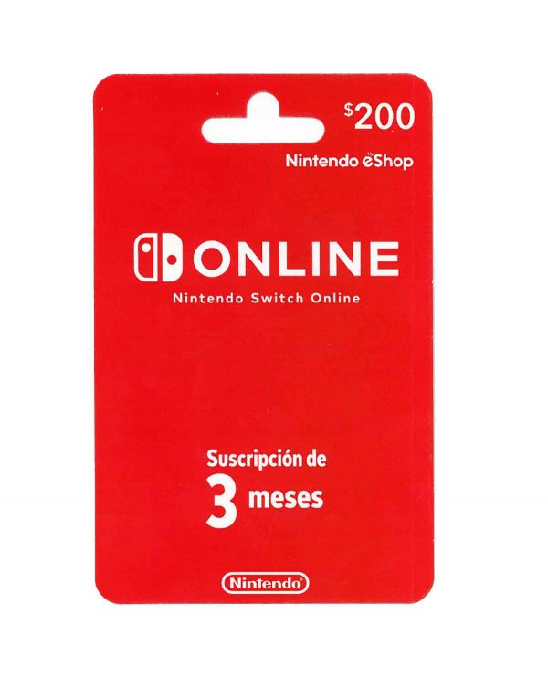 Nintendo Switch 3 Months 200 MXN